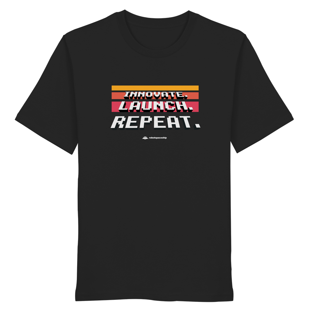Innovate. Launch. Repeat. Pixel. - Organic Shirt