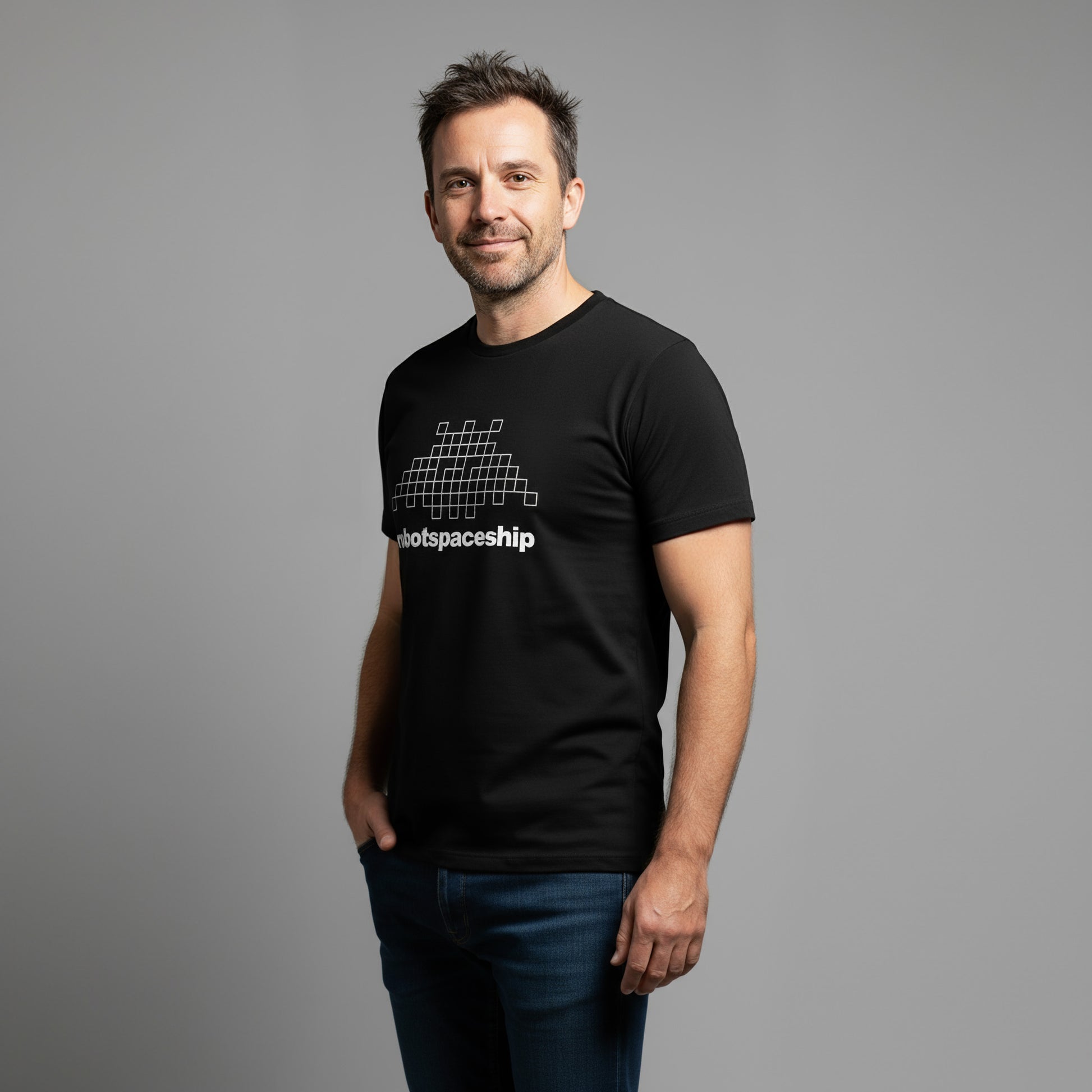 robotspaceship Gitter - Organic Shirt