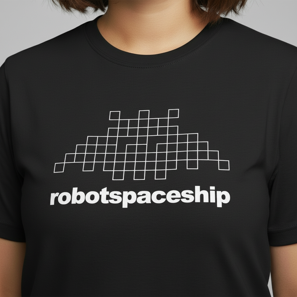 robotspaceship Gitter - Organic Shirt