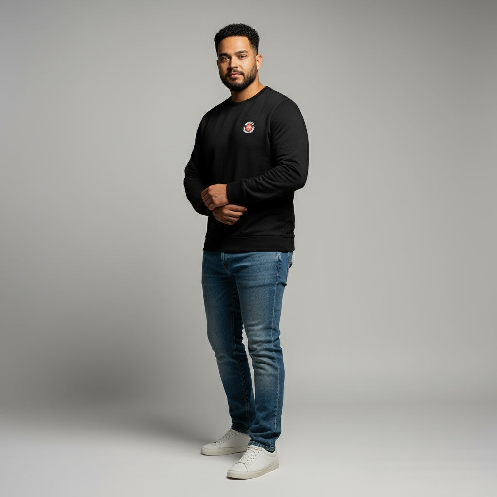 Innovate. Launch. Repeat. Emblem. - Organic Basic Unisex Sweatshirt